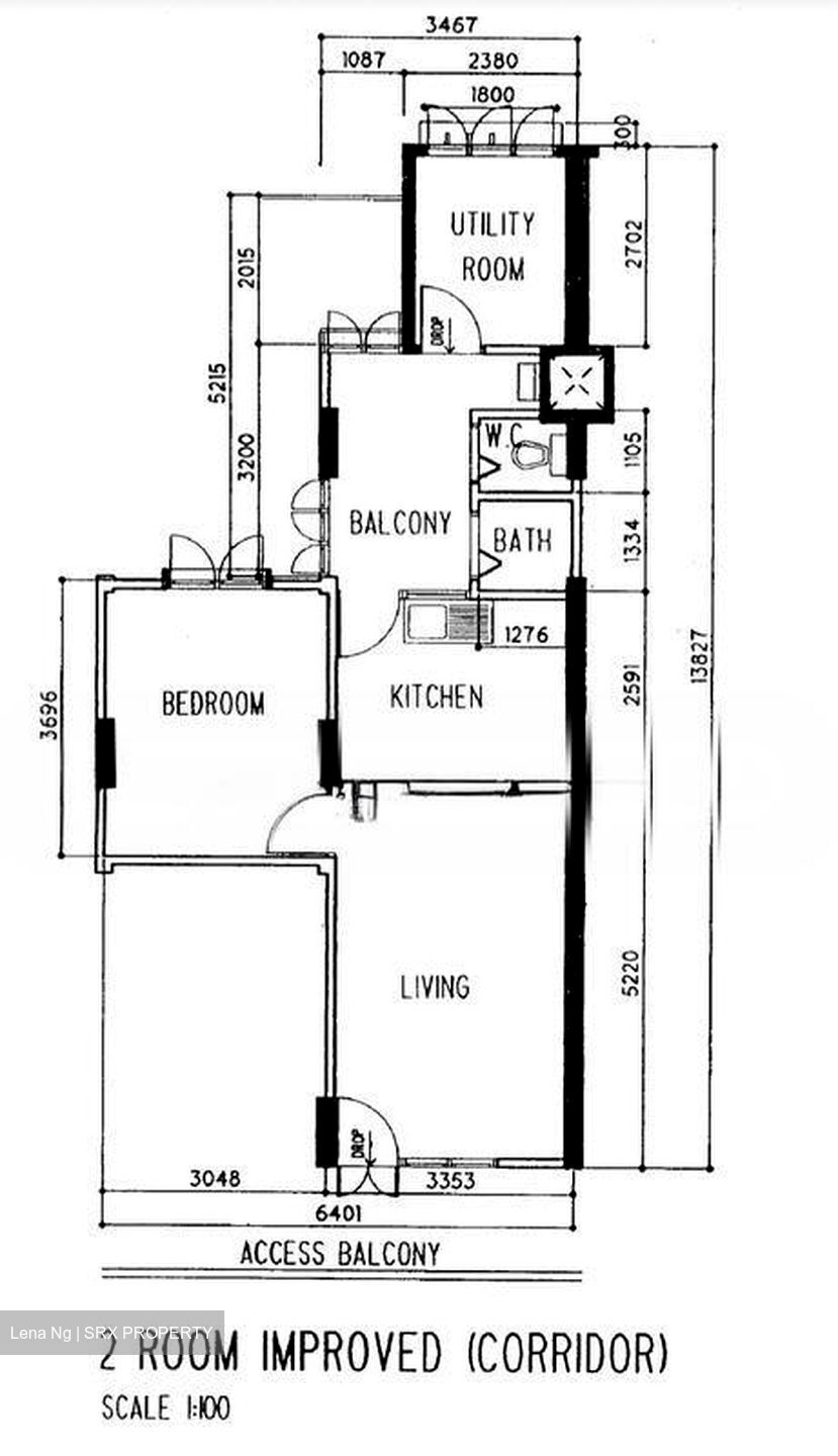 Blk 8 Jalan Kukoh (Bukit Merah), HDB 2 Rooms #506378571
